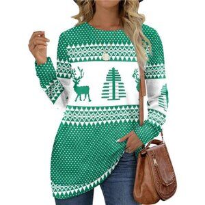 Crew Neck Long Sleeve Plain Fashion Casual Tops